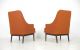 Mid Century Modern Pair 2 Lounge Chair Ed Wormley Jens Risom Paul Mccobb Era Post-1950 photo 3