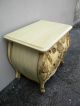 French Bombay Carved Painted End Table / Commode 2696 Post-1950 photo 9