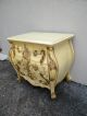 French Bombay Carved Painted End Table / Commode 2696 Post-1950 photo 2