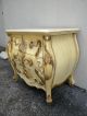 French Bombay Carved Painted End Table / Commode 2696 Post-1950 photo 5
