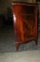 Antique Flame Mahogany Bedroom Dresser With Glass Top Furniture 1900-1950 photo 4