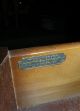 Antique Flame Mahogany Bedroom Dresser With Glass Top Furniture 1900-1950 photo 5