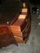 Antique Flame Mahogany Bedroom Dresser With Glass Top Furniture 1900-1950 photo 6