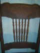 4 Matching Oak Pressed Back Chairs - Arm Chair - 1900 ' S 1900-1950 photo 6
