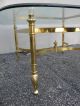 Mid - Century Brass Glass Top Coffee Table 2606 Post-1950 photo 9