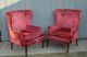 Vintage Wing Back Chairs Mid Century Modern Funky Retro Fireside Antique Regency Post-1950 photo 10