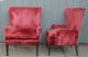 Vintage Wing Back Chairs Mid Century Modern Funky Retro Fireside Antique Regency Post-1950 photo 1