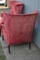 Vintage Wing Back Chairs Mid Century Modern Funky Retro Fireside Antique Regency Post-1950 photo 7