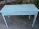 Vintage Writing Table Desk Painted With Annie Sloan Chalk Paint Distressed Post-1950 photo 5