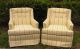Pair Vintage Antique Drexel Mid Century Modern Upholstered Club Lounge Arm Chair Post-1950 photo 9