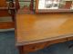 50790 Antique Maple Vanity Desk With Swivel Mirror 1900-1950 photo 4