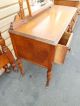 50790 Antique Maple Vanity Desk With Swivel Mirror 1900-1950 photo 8