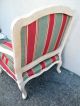 French Carved Washed Lounge Chair With Ottoman 2737 Post-1950 photo 9