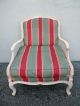 French Carved Washed Lounge Chair With Ottoman 2737 Post-1950 photo 5