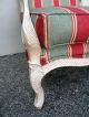 French Carved Washed Lounge Chair With Ottoman 2737 Post-1950 photo 6