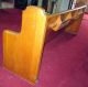 1970 ' S Oak Church Pews Or Wood Benches Or Choir Pews, Post-1950 photo 2