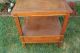 Antique Large Square Wood Coffee End Side Occasional Table Nightstand Vintage Post-1950 photo 4