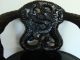 Japanese 1930s Antique Carved Black Lacquered Chair With Dragons & Phoenix 1900-1950 photo 2