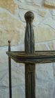 Bronze Iron Metal Side Table (s) / Night Stand (s) By Claudio Rayes - 2 Available Post-1950 photo 2