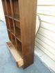 50917 Pair Ethan Allen ?? Oak Bookcase S Cabinet S With A Drawer Post-1950 photo 6