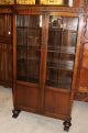 Splendid English Antique Art Deco Bookcase / Cabinet.  Made From Oak. 1900-1950 photo 2