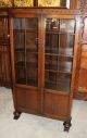 Splendid English Antique Art Deco Bookcase / Cabinet.  Made From Oak. 1900-1950 photo 3