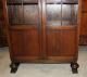 Splendid English Antique Art Deco Bookcase / Cabinet.  Made From Oak. 1900-1950 photo 6