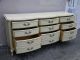 French Painted Triple Dresser With Mirror By Dixie 1484 Post-1950 photo 5