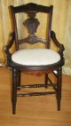 Antique Walnut Victorian - Era Eastlake Dining Chairs 1800-1899 photo 2