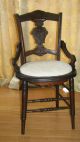Antique Walnut Victorian - Era Eastlake Dining Chairs 1800-1899 photo 3
