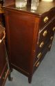 Antique Oak 5 Drawer High Boy Dresser,  Finish Oak Dresser To Refinish 1900-1950 photo 3