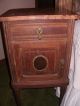 French Armoire Vanity Bed & 2 Nightstands Marble Tops Panelled Oak Truly Lovely 1800-1899 photo 7