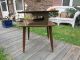 Danish Modern End Table Retro Furniture Wood Wooden W/ Formica Top Post-1950 photo 3