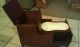 Early 1800 ' S Library/bed Steps.  Black Walnut.  Porcelain Chamber Pot. Other photo 2