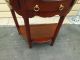 50607 Harden 1/2 Round Cherry Table With Drawer Post-1950 photo 6