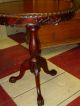 Carved Mahogany Parlor Table.  Available Post-1950 photo 1