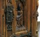 Very Old (200 To 300 Years) Hand Made - Hand Carved European Wall Cabinet - Gc Pre-1800 photo 8
