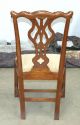 Set Of 6 Chippendale Mahogany Dining Chairs 1900-1950 photo 9