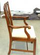 Set Of 6 Chippendale Mahogany Dining Chairs 1900-1950 photo 5
