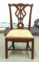 Set Of 6 Chippendale Mahogany Dining Chairs 1900-1950 photo 8
