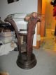Art Nouveau Antique Early Carved Plant Stand Table A Little Shabby Victorian 1800-1899 photo 9