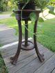 Art Nouveau Antique Early Carved Plant Stand Table A Little Shabby Victorian 1800-1899 photo 3