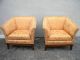 Pair Of Large Mid - Century Side By Side Chairs By Hickory 2694a Post-1950 photo 1