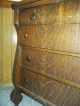 Late 1800 ' S,  Quarter Sawn Oak Empire Style Dresser 1800-1899 photo 7