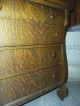 Late 1800 ' S,  Quarter Sawn Oak Empire Style Dresser 1800-1899 photo 8