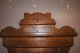 Antique Eastlake Victorian Walnut Dresser Vanity Marble Burl Wood 1800s 19th Cen 1800-1899 photo 1