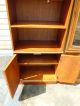 50301 Pair Hooker Furniture Cherry Bookcase Cabinet S Post-1950 photo 8
