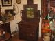 2pc Easy Move Adirondack Country Cabin Lodge Server Cupboard Rustic Cabinet Twig Post-1950 photo 9