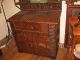 2pc Easy Move Adirondack Country Cabin Lodge Server Cupboard Rustic Cabinet Twig Post-1950 photo 2