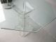 Mid - Century Modern Lucite And Glass Dining Table Vintage Eames Knoll Hollywood Post-1950 photo 7